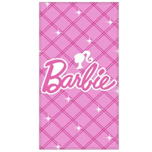 Ręcznik dla dzieci 70x140 Barbie, różowy, dla dziewczynki