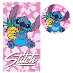 Ręcznik przedszkolny dla dziecka 30x50 Lilo & Stitch, różowy