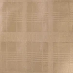 Pościel satyna bawełniana 220x200 Exclusive Marsela Light Brown, brązowa w kratkę