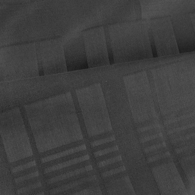 Pościel satyna bawełniana 160x200 Exclusive Marsela Anthracite, ciemno szara w kratkę