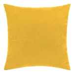 Poszewka dekoracyjna 45x45 żółta, gładka