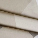 Pościel bawełniana 160x200 Forma Sand beżowa w geometryczny wzór, Cottonlove
