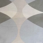 Pościel bawełniana 140x200 Forma Stone szara w geometryczny wzór, Cottonlove