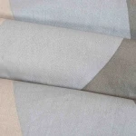 Pościel bawełniana 180x200 Forma Stone szara w geometryczny wzór, Cottonlove