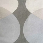 Pościel bawełniana 220x200 Forma Stone szara w geometryczny wzór, Cottonlove