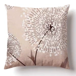 Poszewka dekoracyjna bawełniana 40x40 Blush beżowa w dmuchawce, Cottonlove