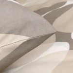 Poszewka dekoracyjna bawełniana 40x40 Forma Sand beżowa w geometryczny wzór, Cottonlove