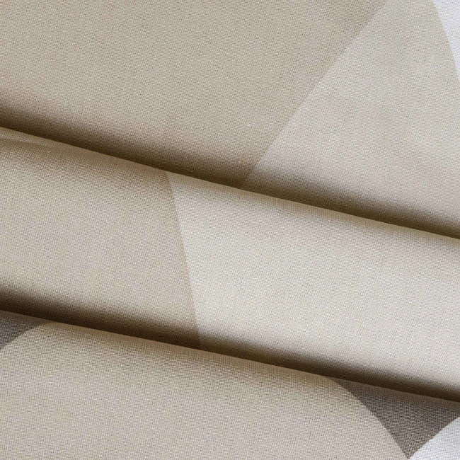Poszewka dekoracyjna bawełniana 40x40 Forma Sand beżowa w geometryczny wzór, Cottonlove