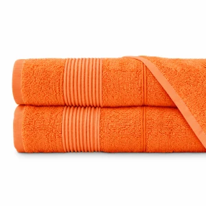 Ręcznik bambusowy 70x140 Bamboo Moreno kolor pomarańczowy