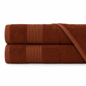 Ręcznik kąpielowy bawełniany bambusowy 50x90 Bamboo Moreno kolor czekolada, 500 g/m2