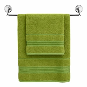 Ręcznik kąpielowy bawełniany bambusowy 50x90 Bamboo Moreno kolor zieleń, 500 g/m2