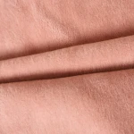 Koc bawełniany 150x200 z frędzlami różowy