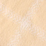 Koc bawełniany 150x200 Vanilla w kratę z frędzlami, kremowy