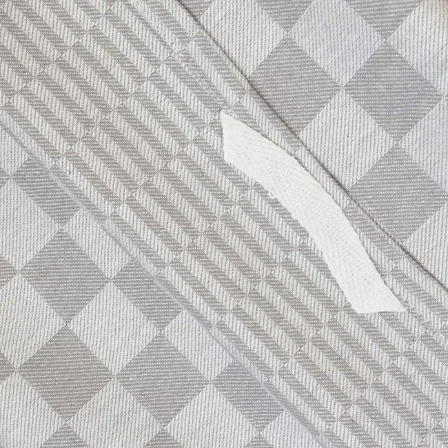 Ścierka bawełniana kuchenna 50x70 Krateczka jasno szara