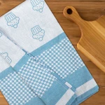 Komplet ścierek kuchennych bawełnianych 3x 50x70 Mufinki