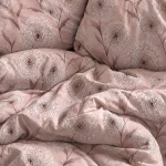 Pościel bawełniana 180x200 Blush beżowa w dmuchawce, Cottonlove