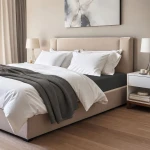 Prześcieradło jersey z elastanem z gumką 180x200 ciemno szare, 190 g/m2