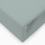 Prześcieradło jersey z elastanem z gumką 90x200 jasno szare, 190 g/m2