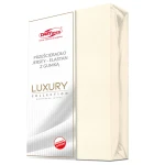 Prześcieradło jersey z elastanem z gumką 180x200 ecru, 190 g/m2