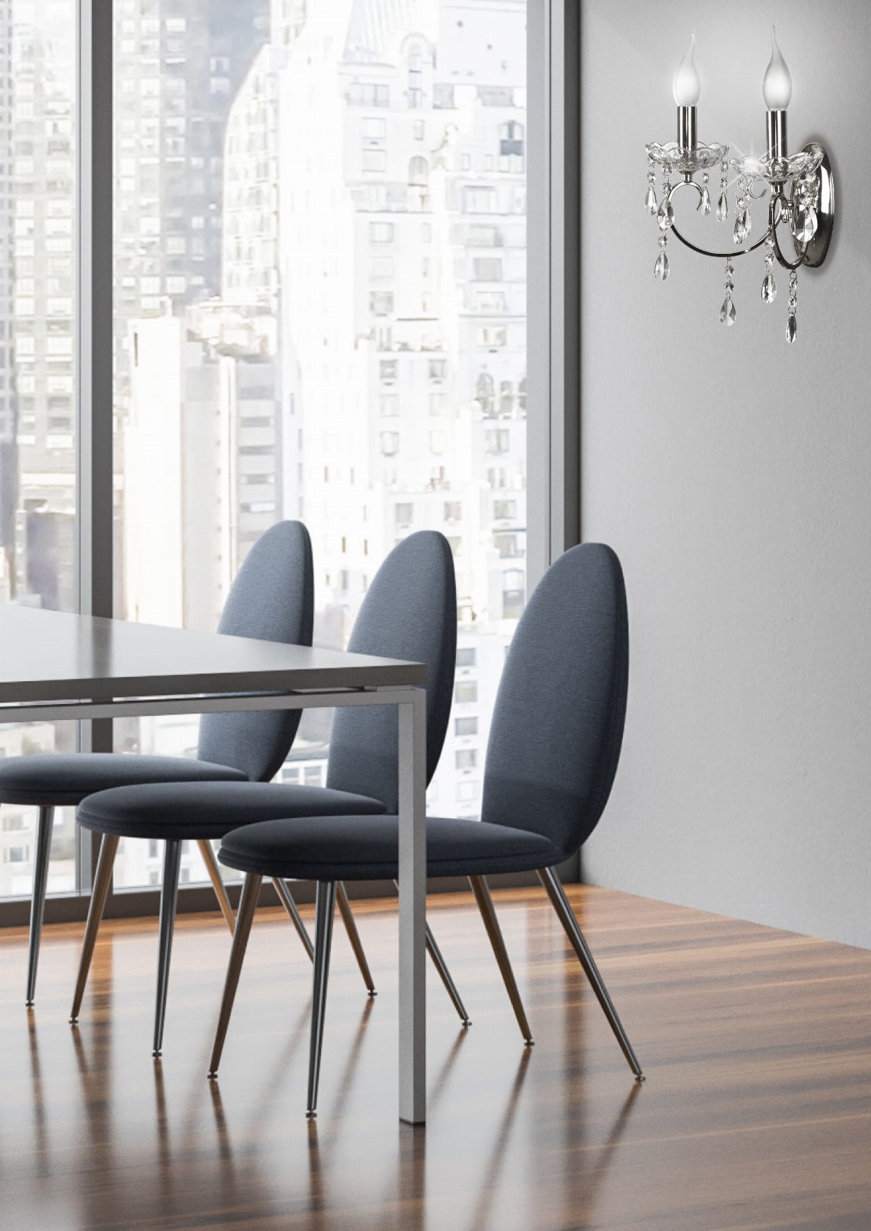  Kinkiet Aurora 2 Chrom, Candellux