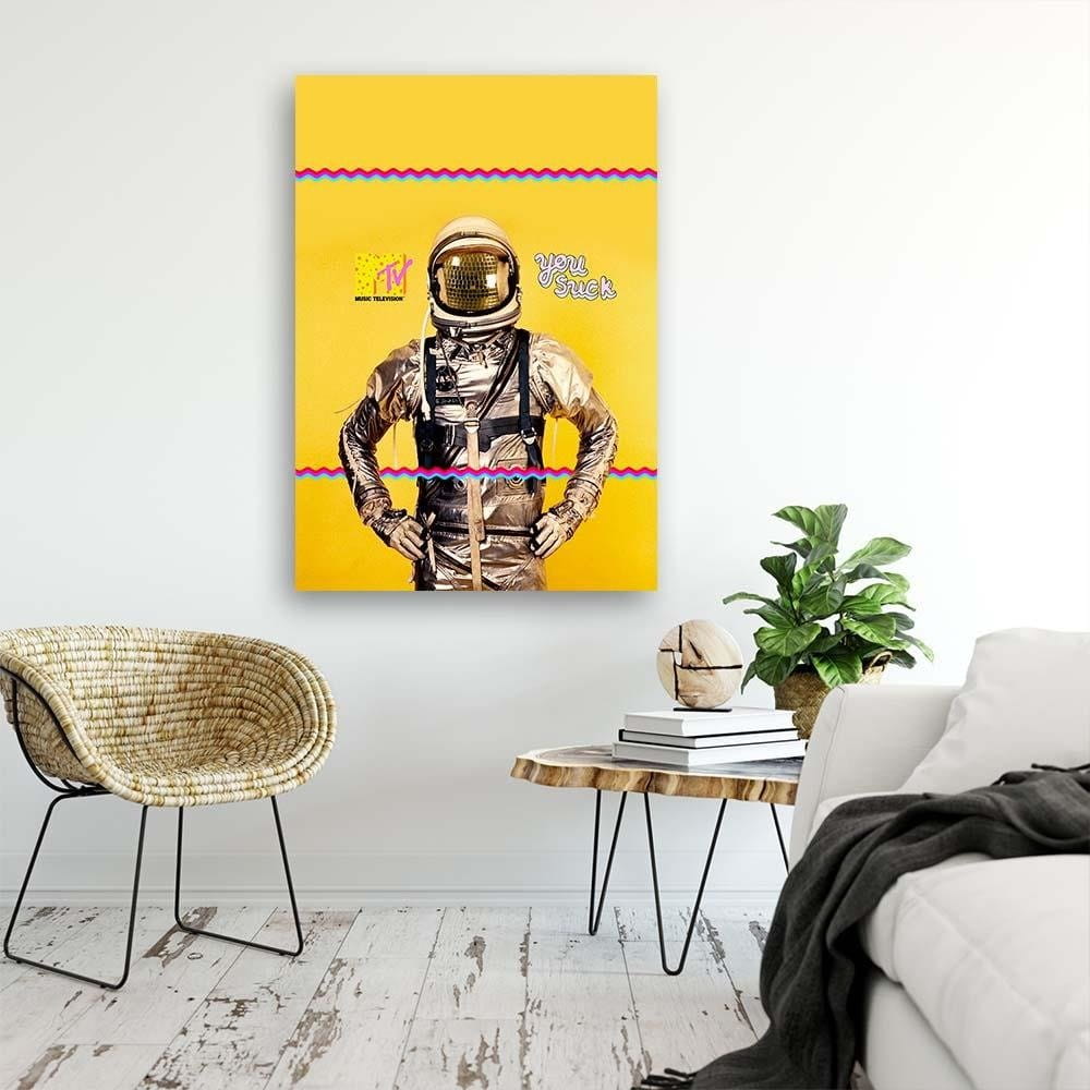  Obraz na płótnie Astronauta MTV, jednoczęściowy, Darymex pictures
