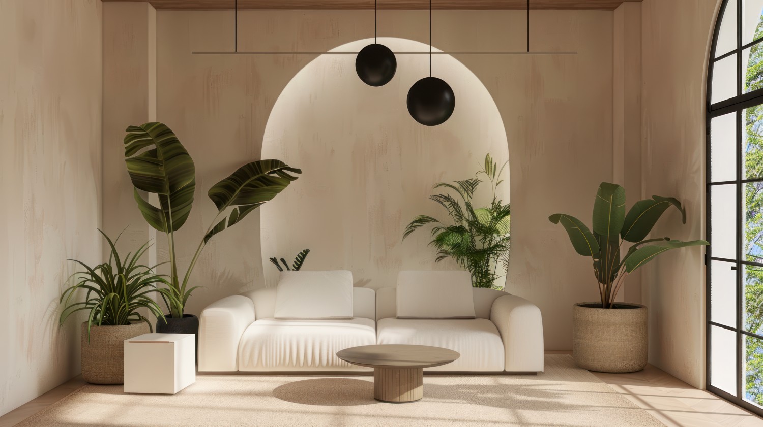 salon modern organic boho