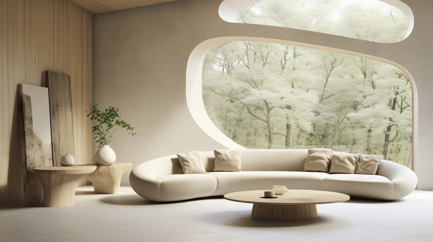 salon modern organic pomysly