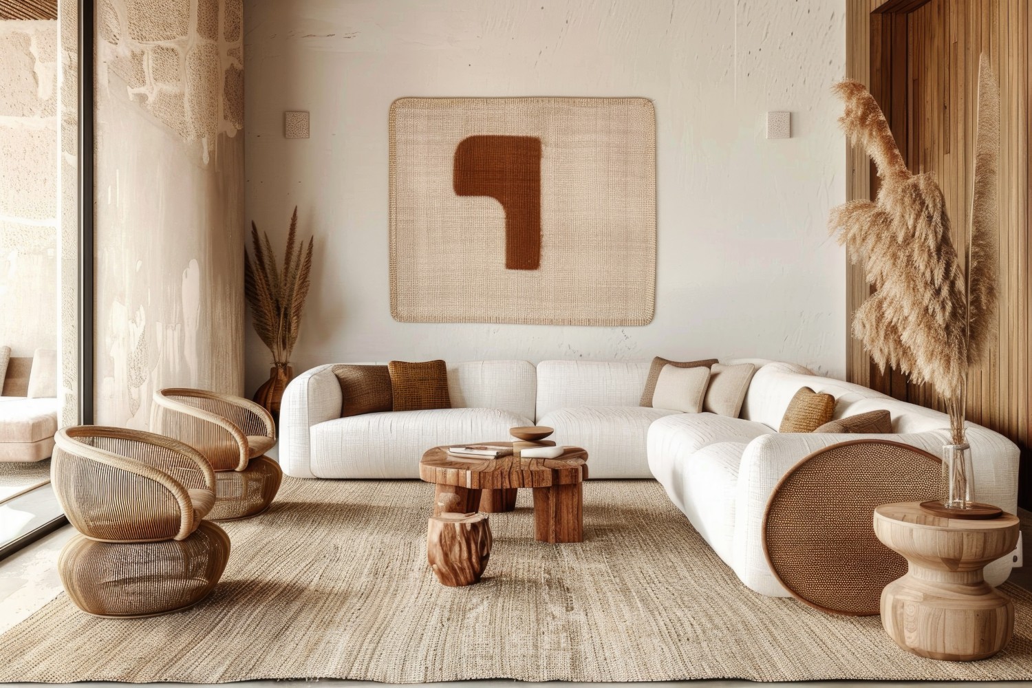 salon modern organic dywany